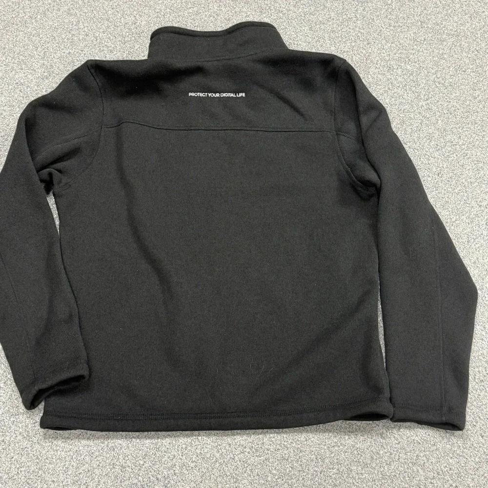 The‎ North Face Mens Black Heather Sweater Fleece Jacket M New With Tags